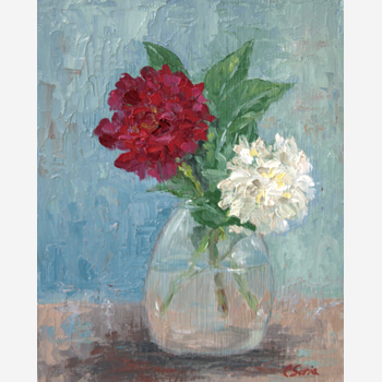 Peonies in a Vase